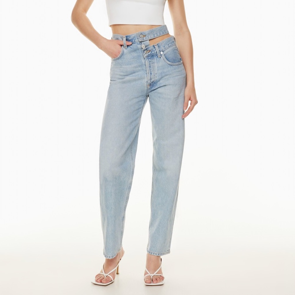 Agolde High Rise Light Blue Jeans